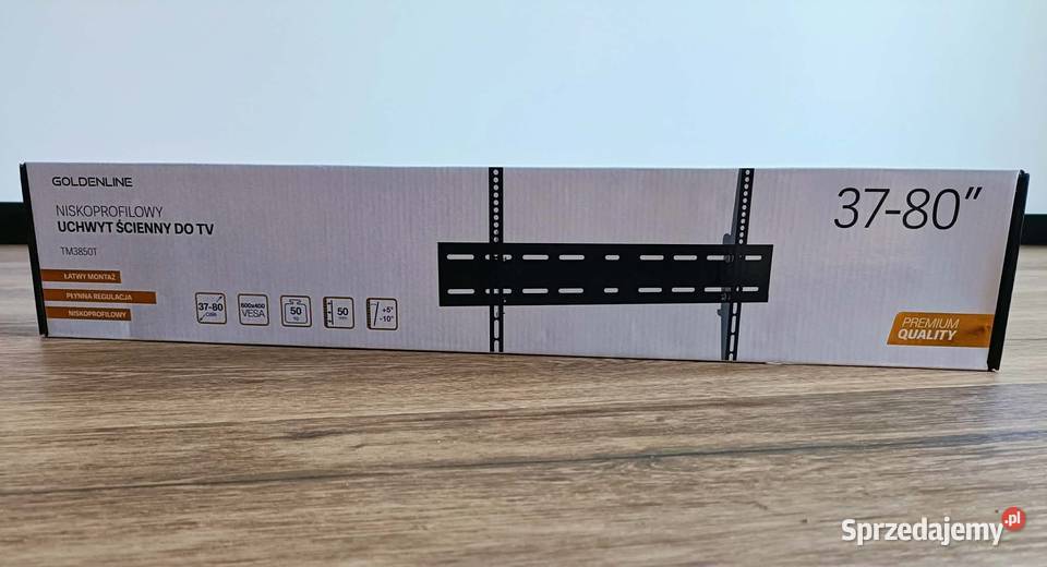 Uchwyt ścienny do TV Goldenline TM3850T 3780 Brzozów sprzedam