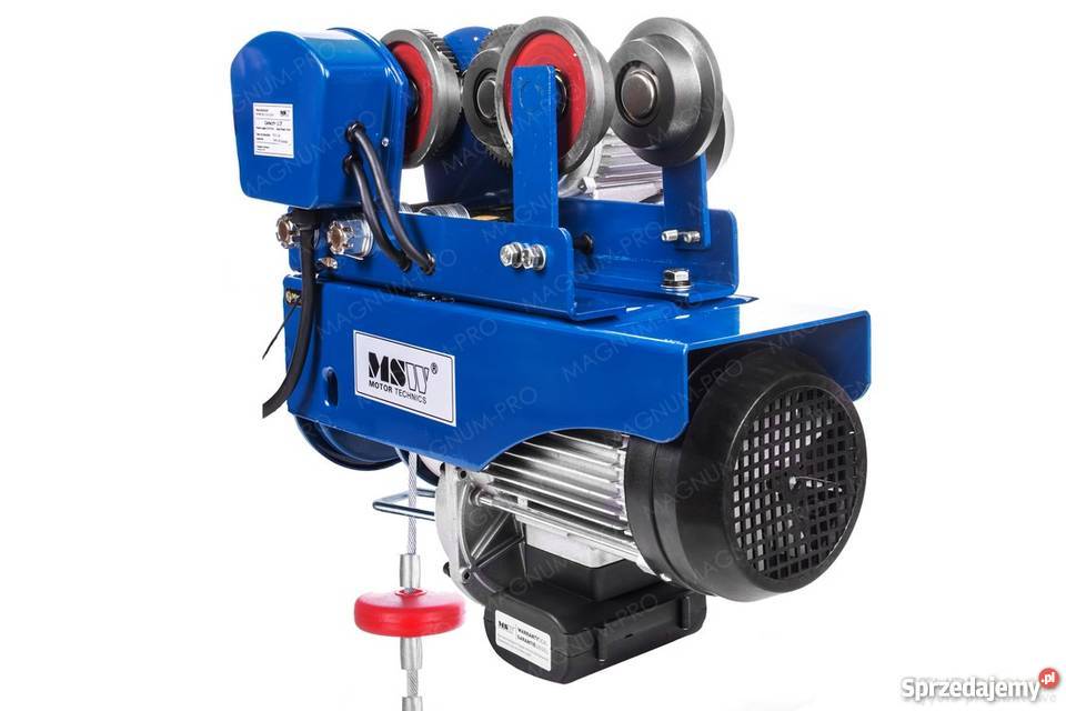 WCIĄGARKA LINOWA ELEKTRYCZNA Z ELEKTRYCZNĄ Poczesna