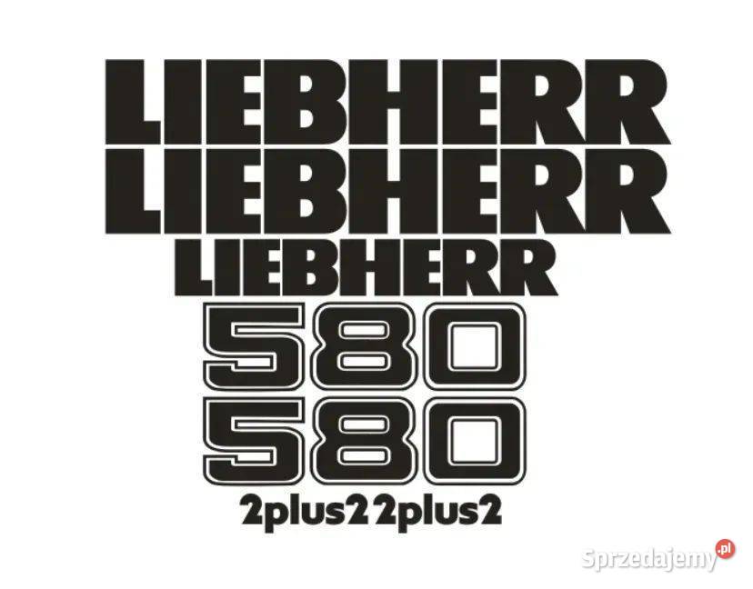 Naklejki oklejenie LIEBHERR 580 Zamiennik Janików