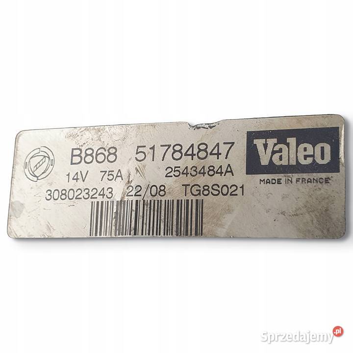 ALTERNATOR Fiat Doblo 13 CDTI 51784847 308023243 lubelskie Chełm