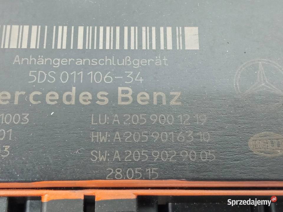 MODUŁ A2059001219 A2059016310 MercedesBenz