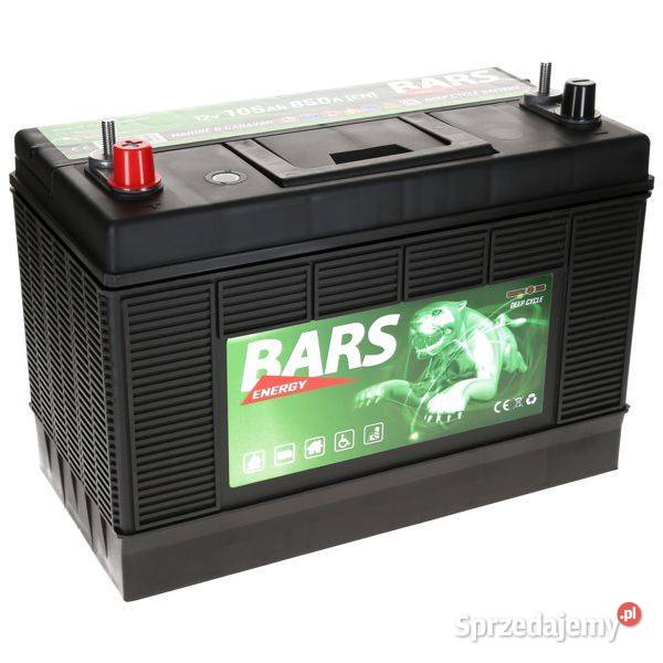 Akumulator Bars Energy 12V 105Ah 850A L BE105 osobowe Jelcz-Laskowice