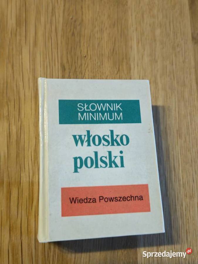 Słownik minimum włoskopolski mazowieckie Warszawa sprzedam