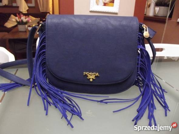 Torebka listonoszka prada z fredzlami Listonoszka  Torby i torebki pomorskie Gdańsk