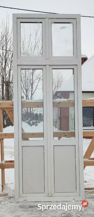 OKNA KacprzaK Okno TARASOWE 109X292 Używane PCV Siedlce