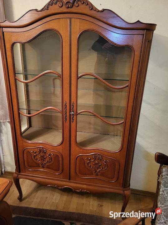 Meble dębowe w stylu chippendale stół krzesła 76cm Sypniewo