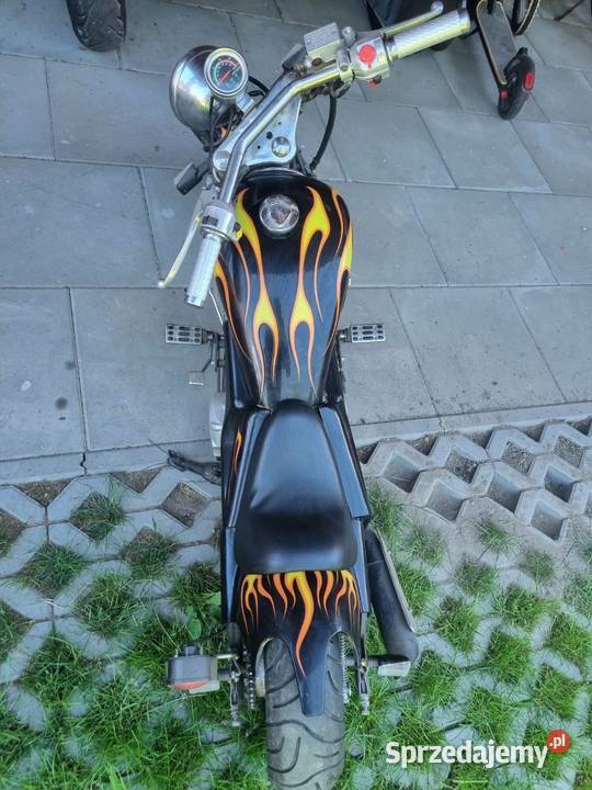 Chopper mini Harley Davidson nieuszkodzony Mszana Dolna