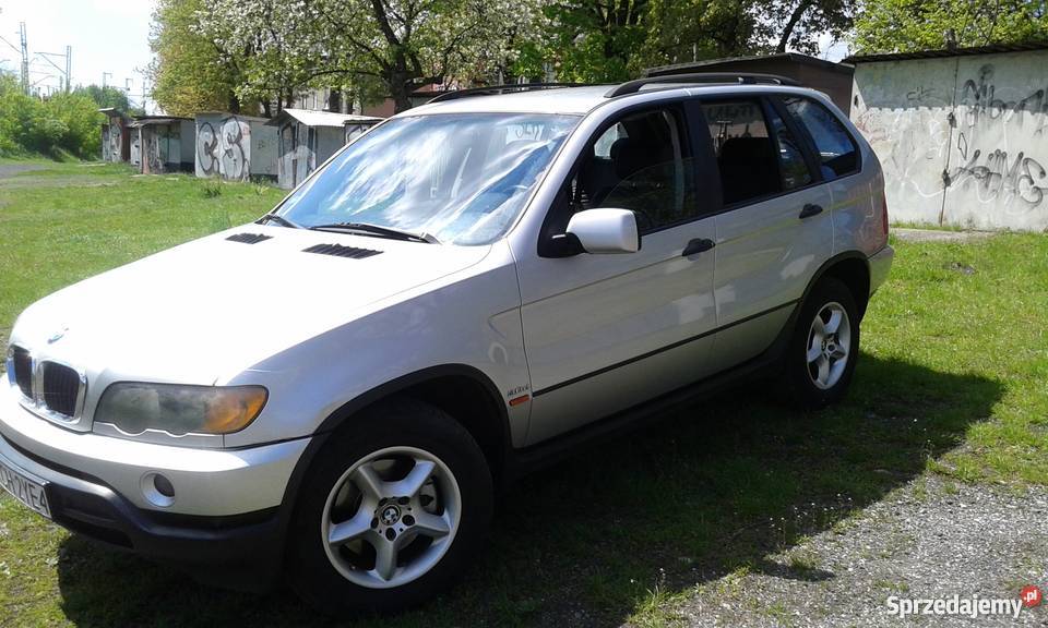 BMW X5 30D 4x4 2001r srebrny sprzedam