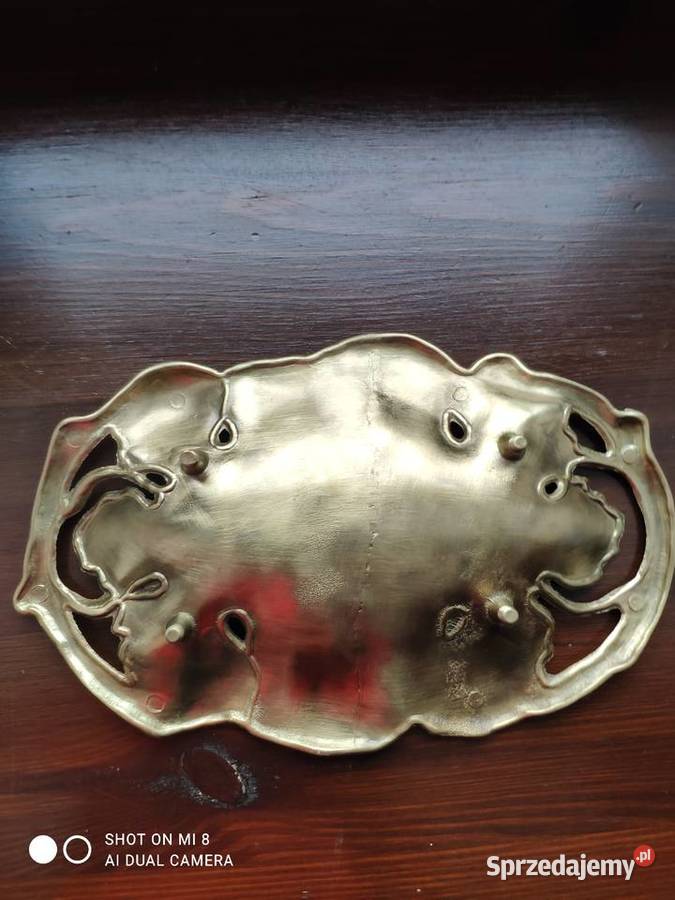 Stara Mosiężna Patera Oczyszczona i Kraków