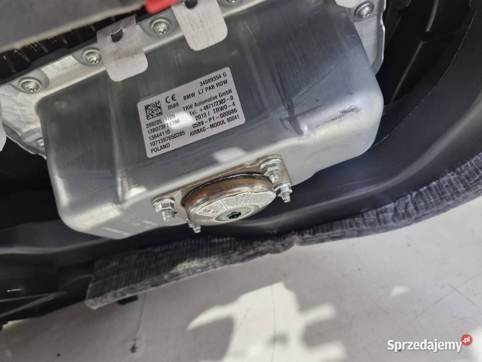 BMW F30 F31 DESKA KONSOLA PODUSZKA NAPINACZE osobowe