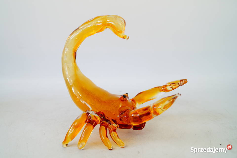 Figura szklana figura Murano style SKORPION Gizałki