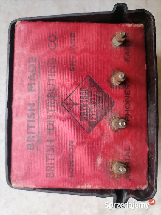 Stary detefon detektor z lat 30 tych Kraków