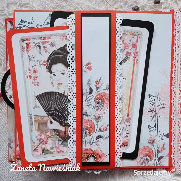 ALBUM foto japoński prezent hand made sprzedam