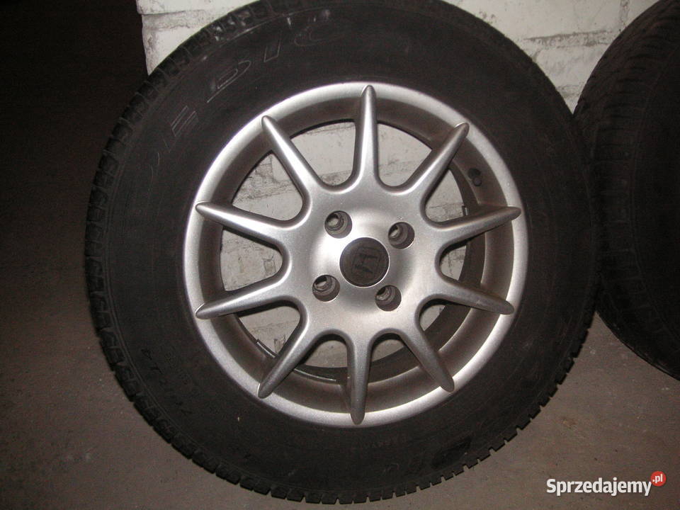 Felgi Aluminiowe 4 14 Opony 18570R14 Komplet Warszawa