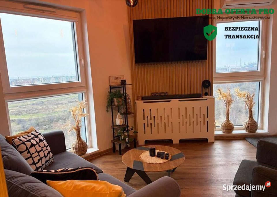 Star Tower apartament 16 piętro widok na morze Gdańsk