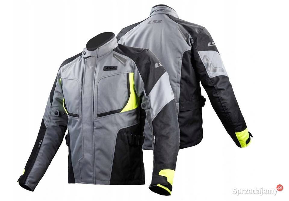 KURTKA MOTOCYKLOWA okazyjna LS2 PHASE MAN GREY Szczecin