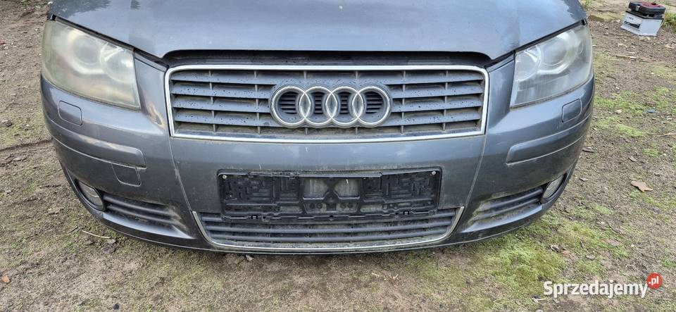 Zderzak przód przedni Audi A3 8P LX7W xenon Zderzaki pomorskie sprzedam