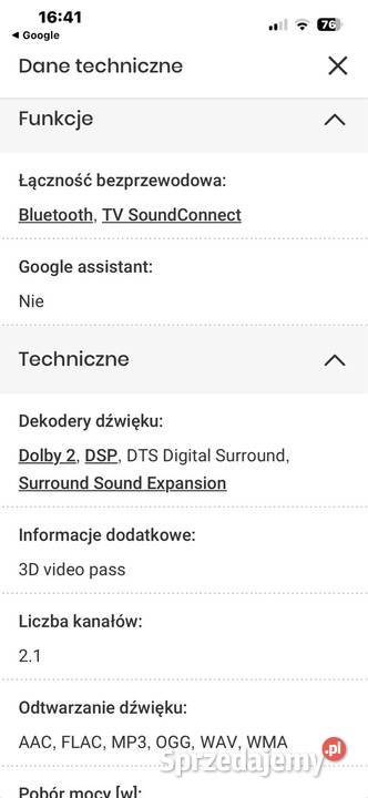 Sounbar Samsung K450 300 Blękwit