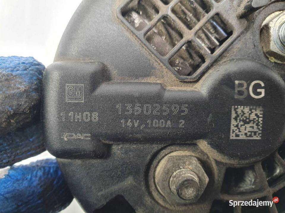 ALTERNATOR CHEVROLET CRUZE 13502595 Części samochodowe Lipno