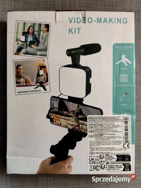 Zestaw statyw do nagrywania i streamingu sprzedam