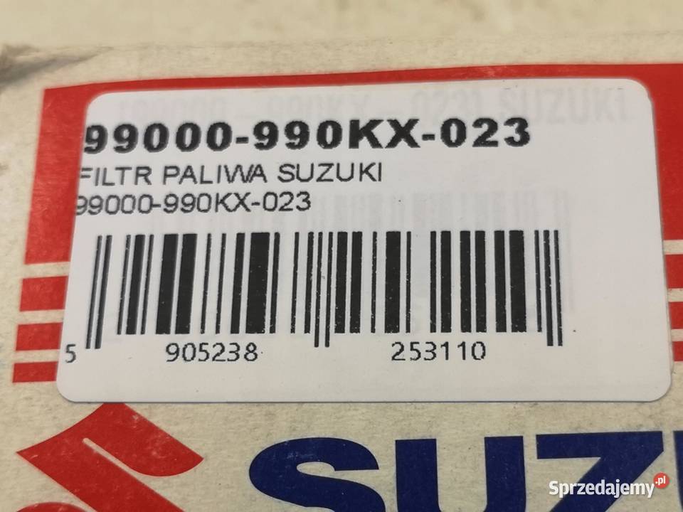 WKŁAD FILTRA PALIWA SUZUKI VITARA 19 D 19951999 osobowe sprzedam