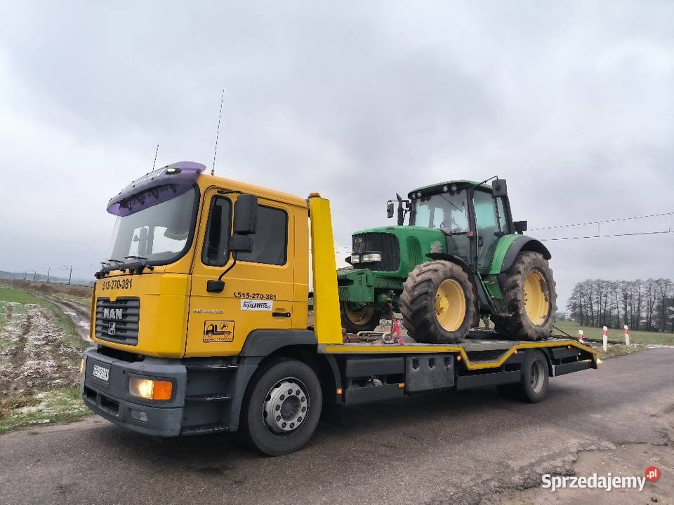 Pomoc drogowa Autolaweta Laweta Transport Maszyn