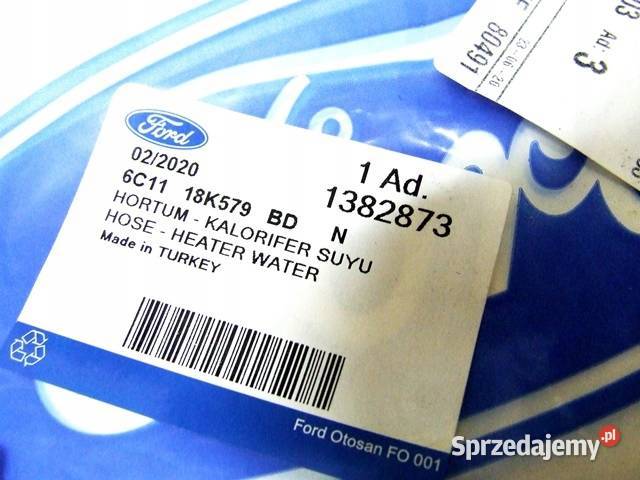 WĄŻ PRZEWÓD NAGRZEWNICY FORD TRANSIT 06 11 22 D ogrzewanie Głogów