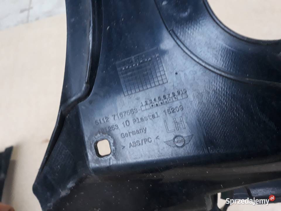 MINI CLUBMAN R55 ŚLIZG ZDERZAKA LEWY TYŁ 7167563 Międzychód sprzedam