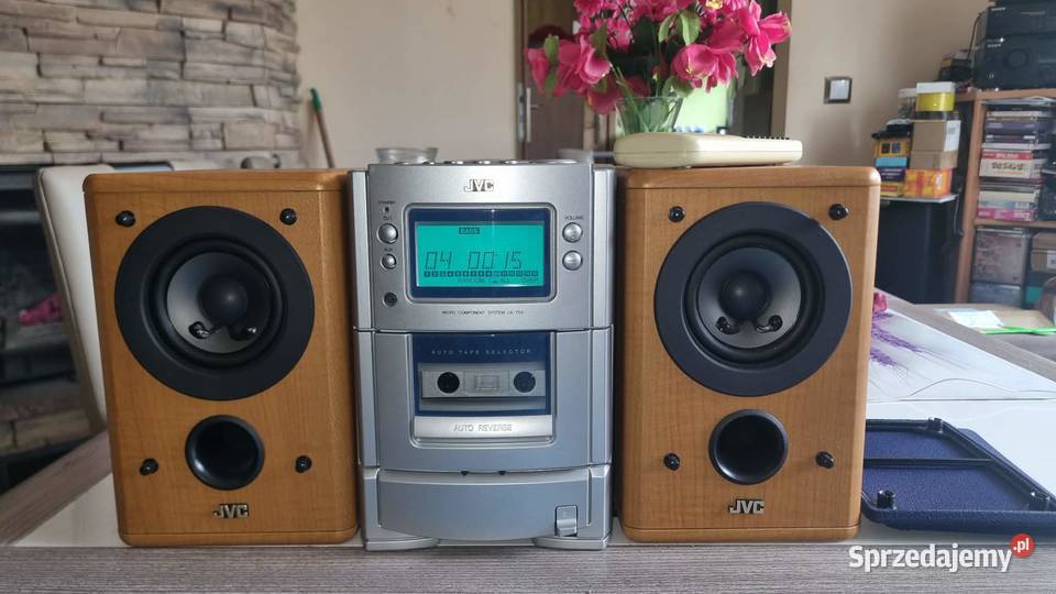 Wieża JVC UXT55 kolumny JVC SPUXT55 plus pilot Warta