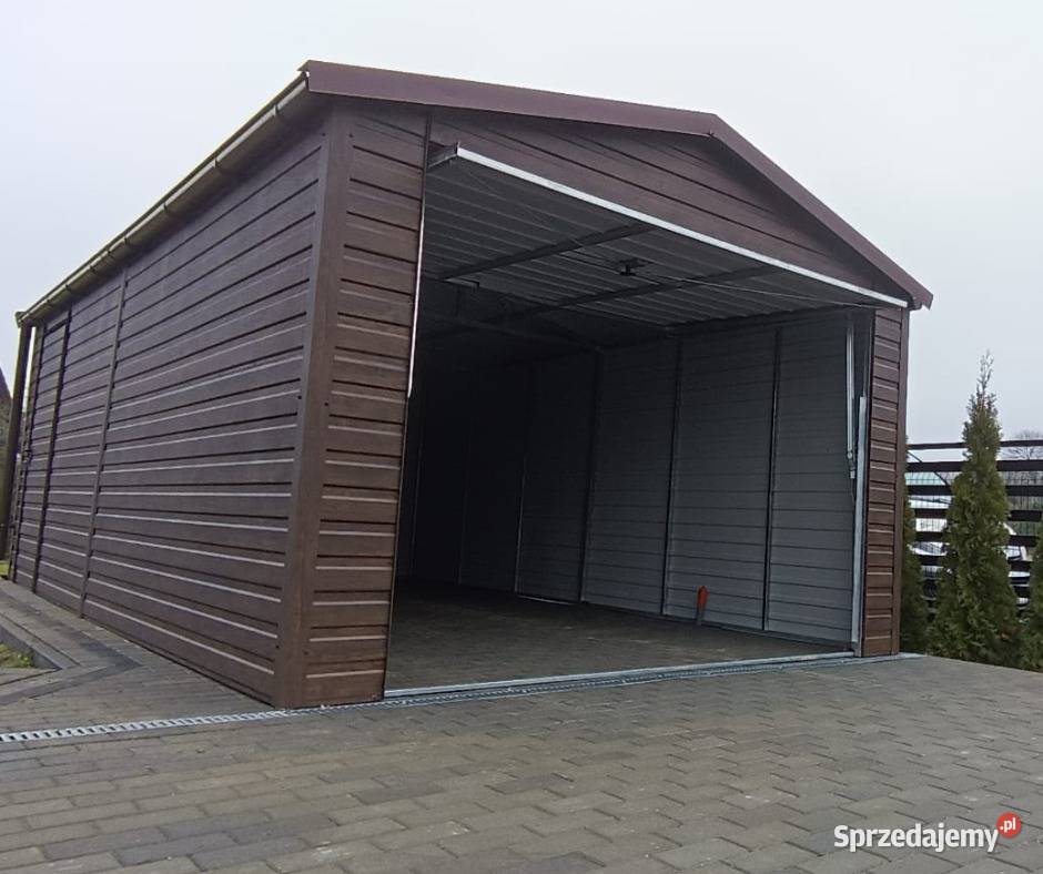 Garaż Blaszany 6x5 producent profil poziom Sprzedaż sprzedam