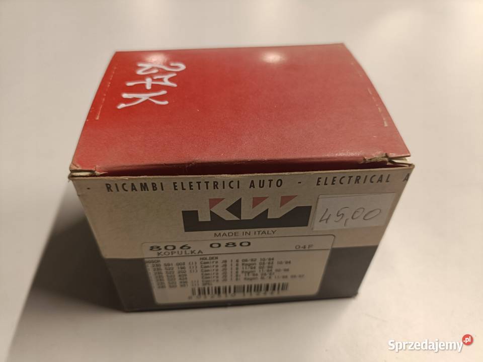 Opel Ascona KOPUŁKA APARATU ZAPŁONOWEGO 806 080 Rudka sprzedam