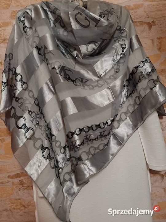 CK Calvin Klein Ekskluzywna duża apaszka Dla kobiet Kraków