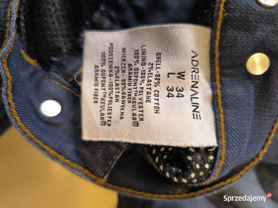 Jeansy motocyklowe damskie Adrenaline Zebrzydowice