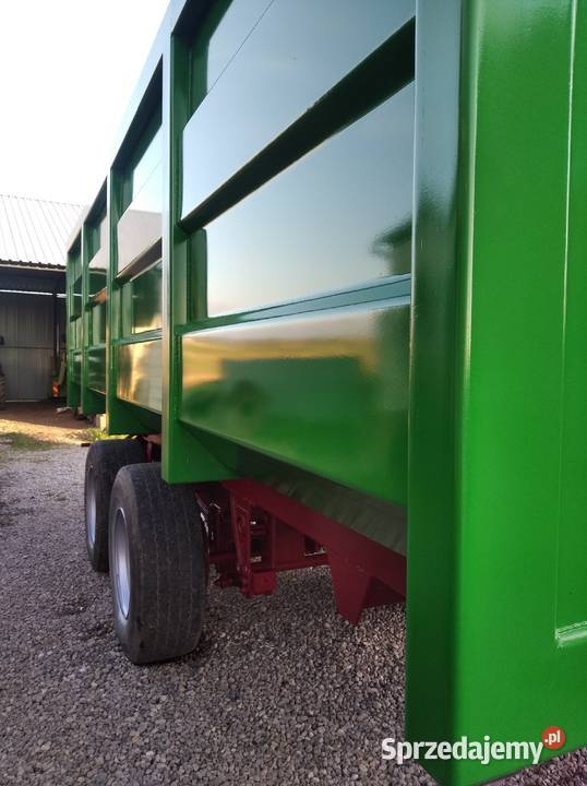 Tandem 16 ton nowa zabudowa Przyczepy rolnicze lubelskie Źrebce