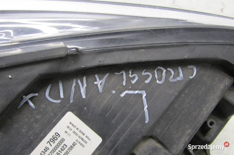 LAMPA PRZEDNIA LEWA LED OPEL CROSSLAND X