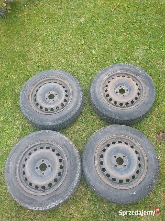 Koła 15 4x100 felgi stalowe opony zimowe