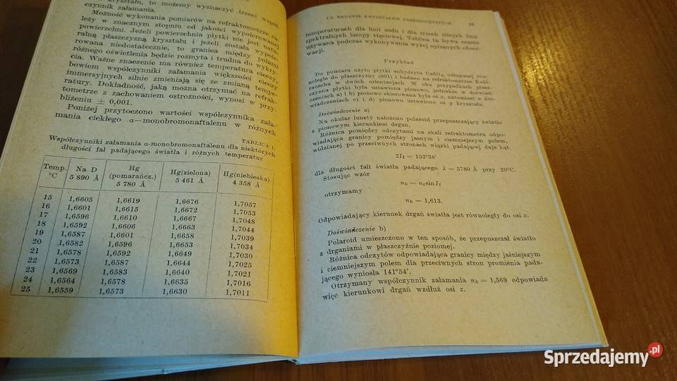 Doświadczalna fizyka kryształów W A Wooster Książki naukowe i popularnonaukowe Gdańsk