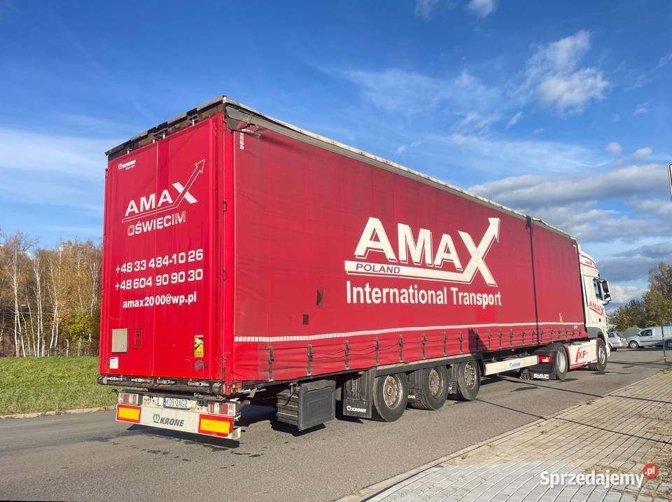 Naczepa ciężarowa Krone Mega firanka 2018 oś towarowe małopolskie