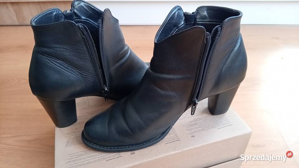 Buty trzewiki botki skóra r40 Rawicz sprzedam
