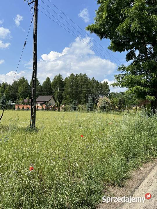 Urokliwa działka 3000 m z bezterminowymi WZ łódzkie Brudnów Drugi