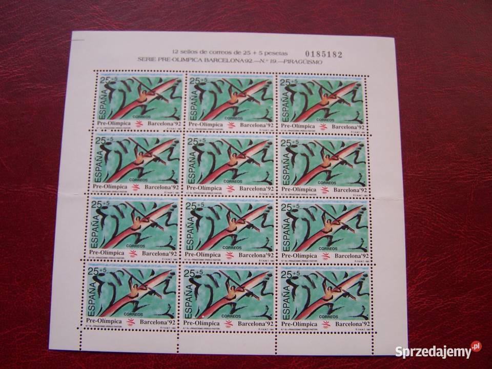 Hiszpania 1991 MNH Mi 298082 Sport Olimpiada śląskie Tychy