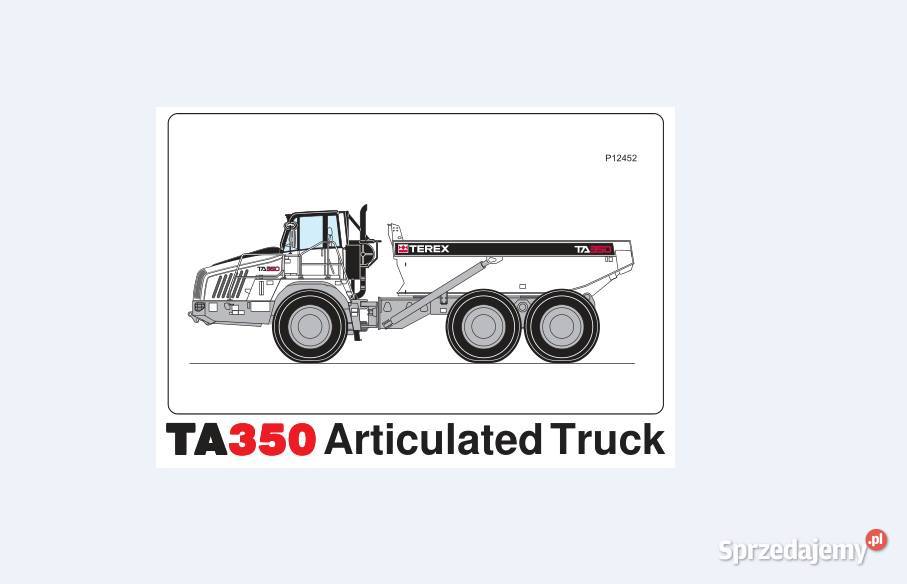 TEREX TA300 TA350 wozidło katalog części świętokrzyskie Kielce