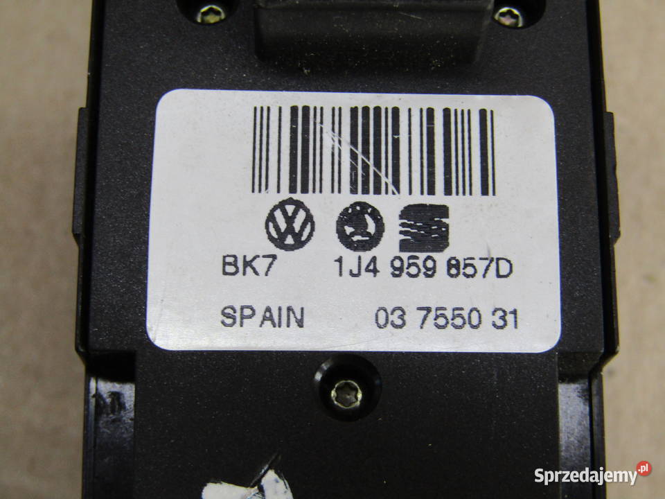 PANEL STEROWANIA SZYBAMI VW PASSAT B5 FL Mysłaków