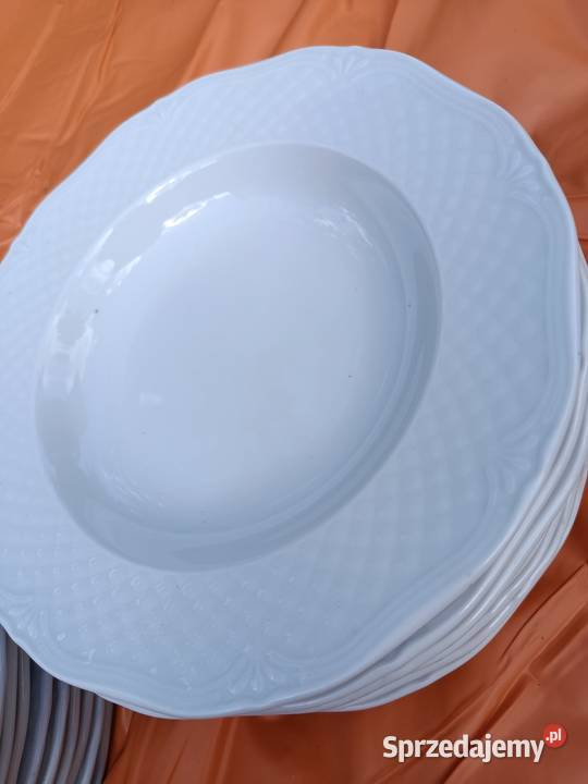 Zestaw 12 talerzy LUBIANA POLAND Bielsk Podlaski sprzedam