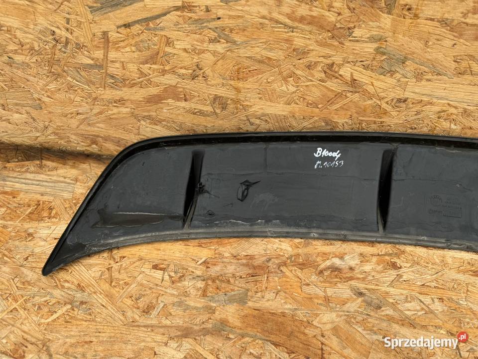 Spoiler dyfuzor zderzaka tył skoda Fabia II 2 Międzychód