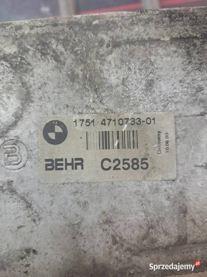 Bmw e60 530d 30d m57 Intercooler Węgorzyno