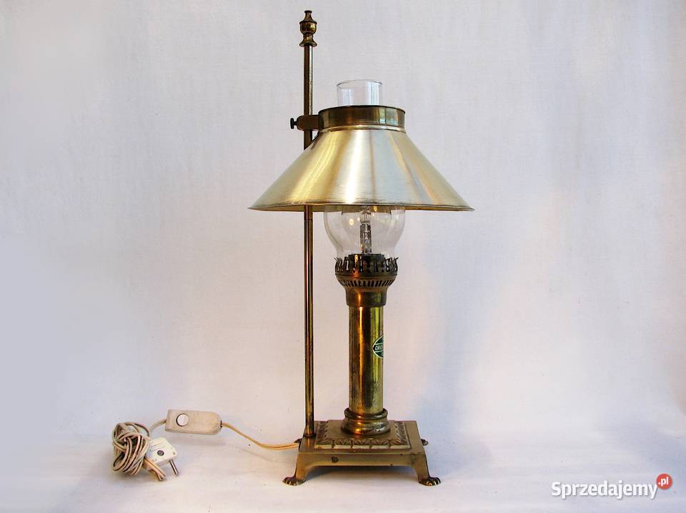 Lampka nocna mosiądz Paris expres Pozostałe Szczecinek