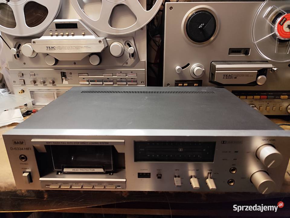 deck kasetowy Basf D6334 HiFi uszkodzony Grabowo