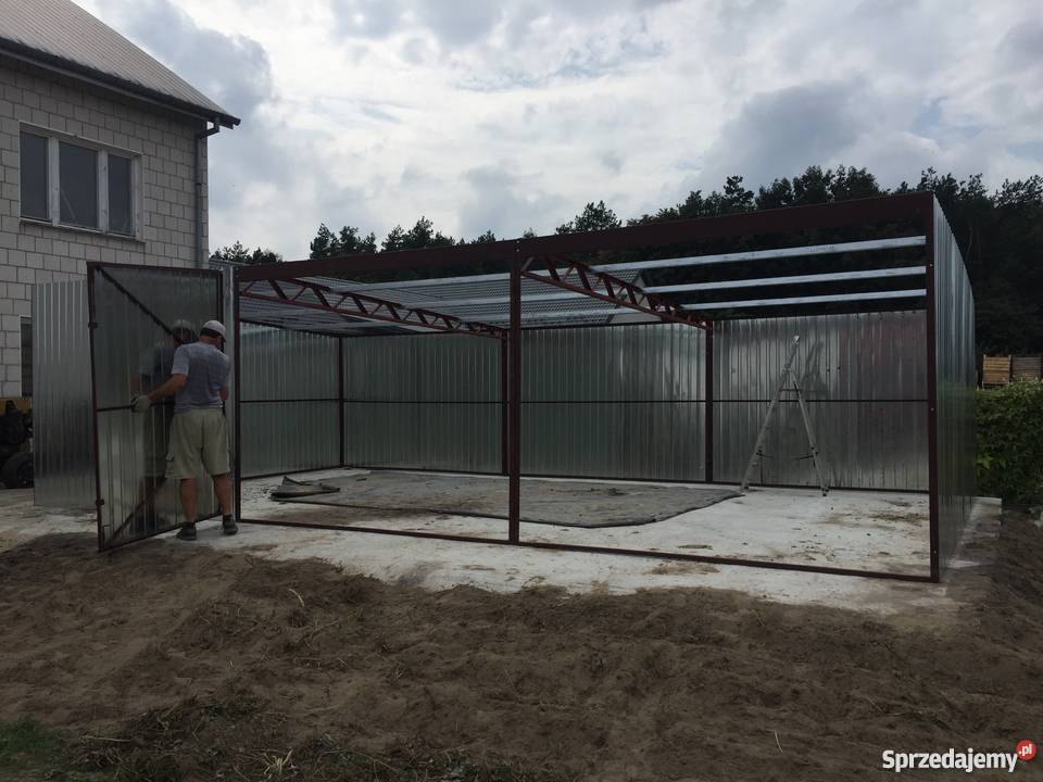 Garaż blaszany 3x5m ocynk transport i montaż Warszawa
