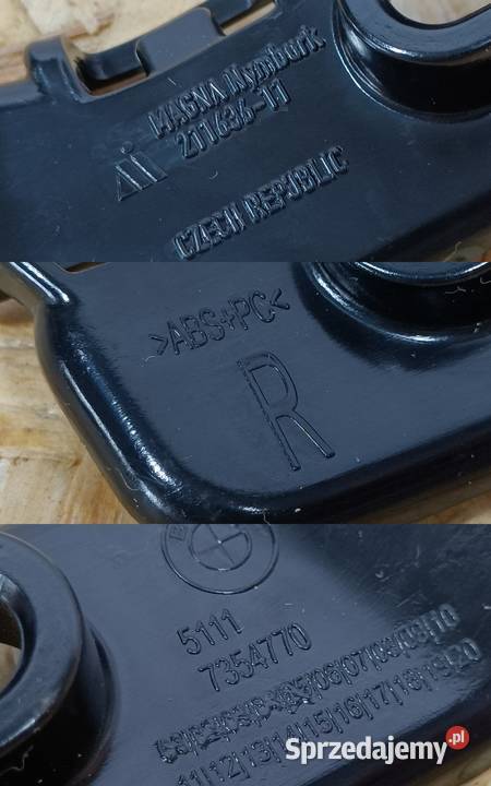 BMW X1 F48 F48 LCI ŚLIZG MOCOWANIE ZDERZAKA